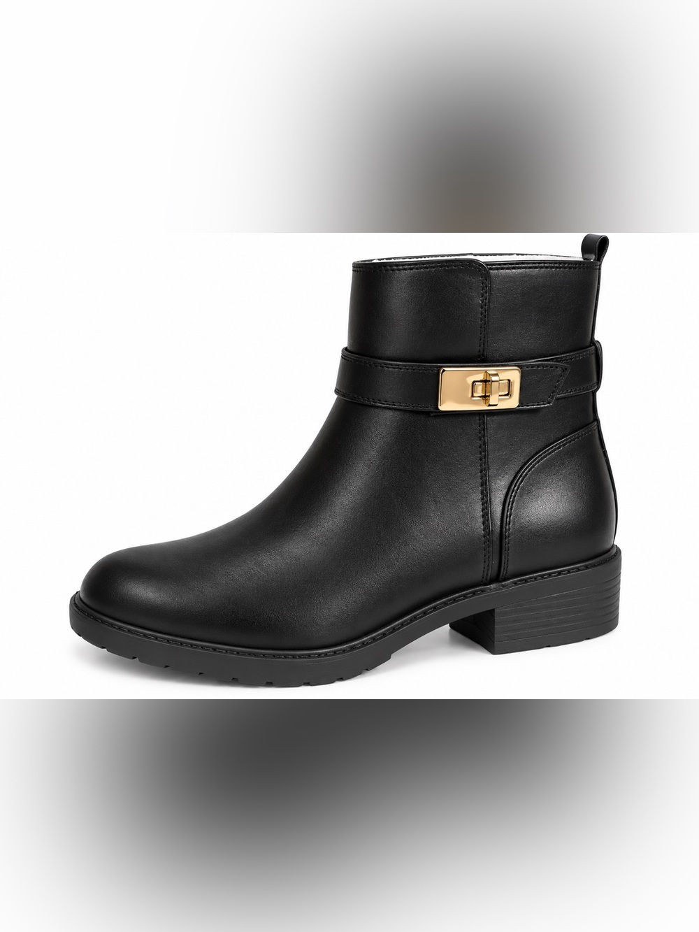 Giani Bernini Beccaap Women’s Ankle Boots Size 9 M Black Memory Foam Buckle